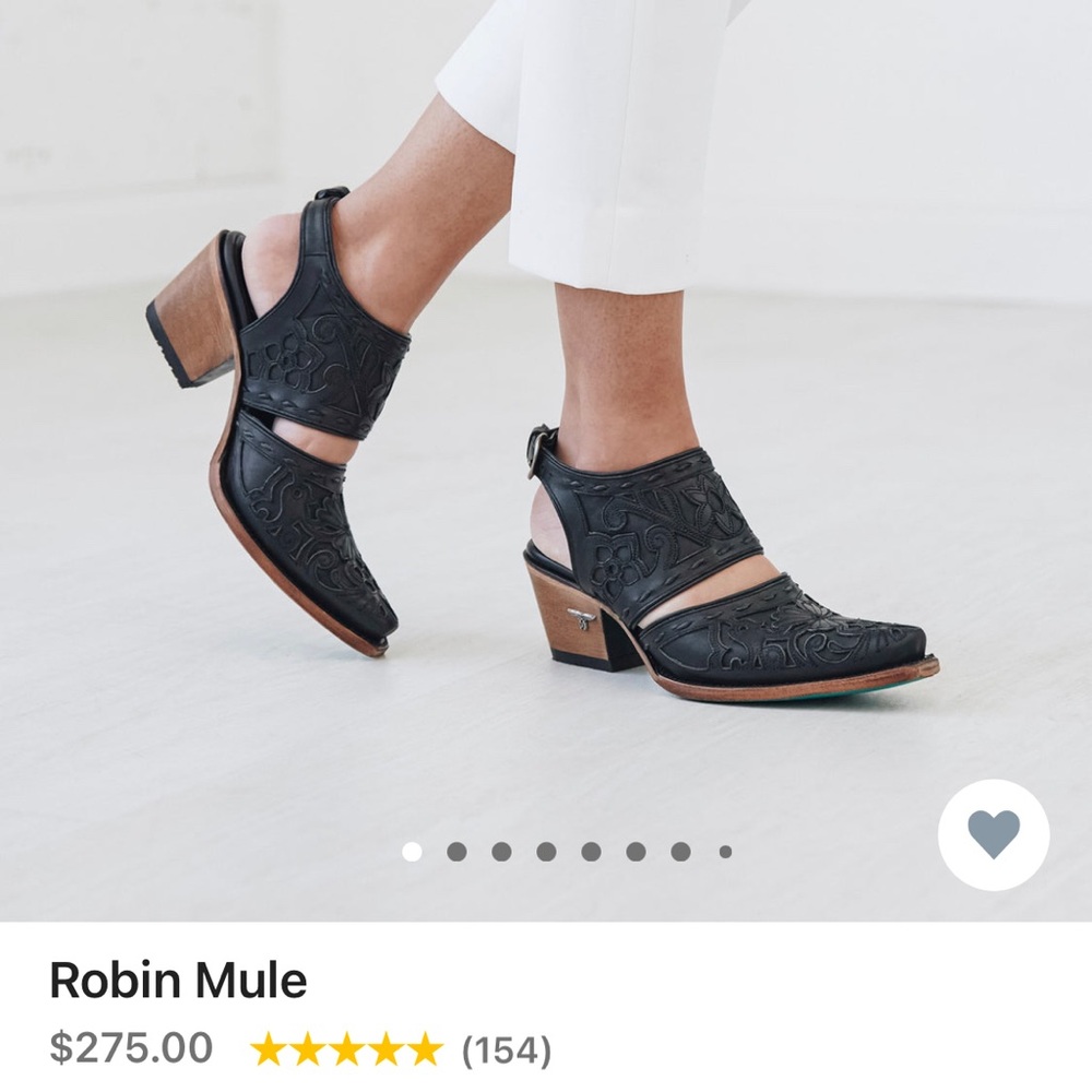 Robin Mule with a 2 inch heel, gently used. Great condition